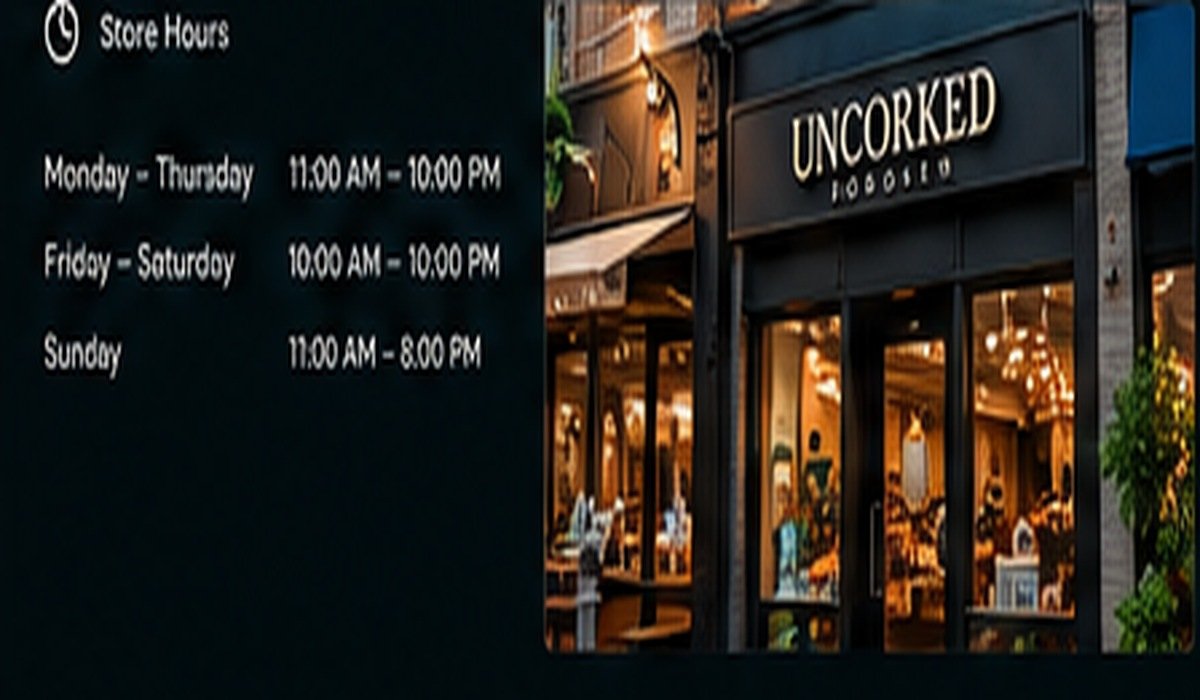 Uncorked storefront